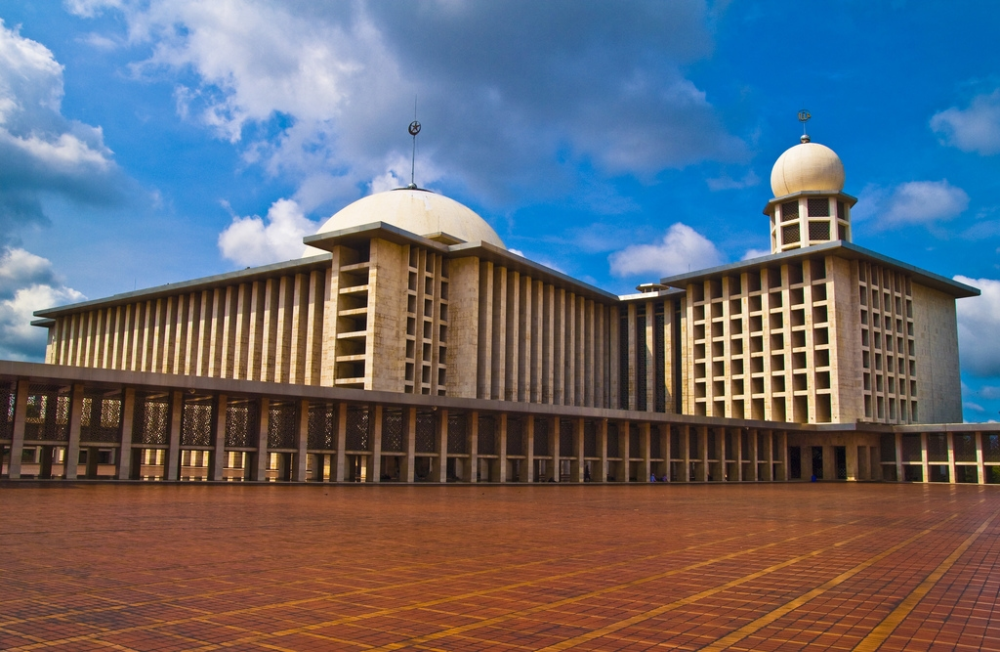 Grande Mosqu&eacute;e d'Istiqlal &agrave; Jakarta (Indon&eacute;sie)