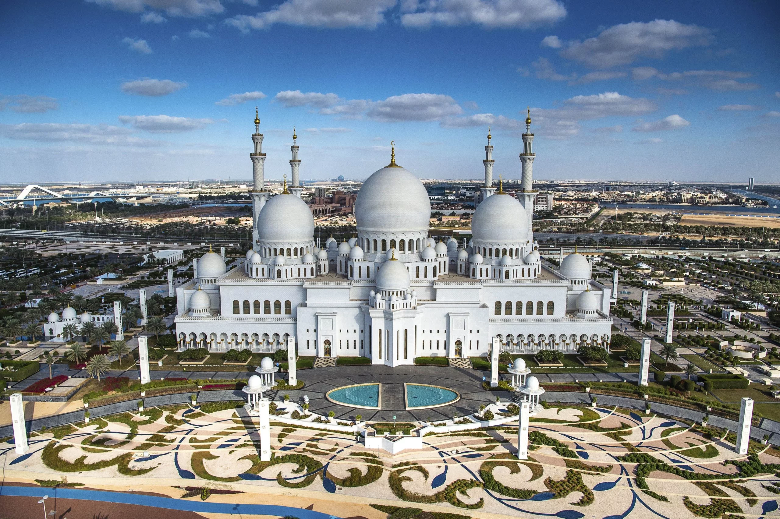 Mosqu&eacute;e Sheikh Zayed &agrave; Abu Dhabi (&Eacute;mirats Arabes Unis)