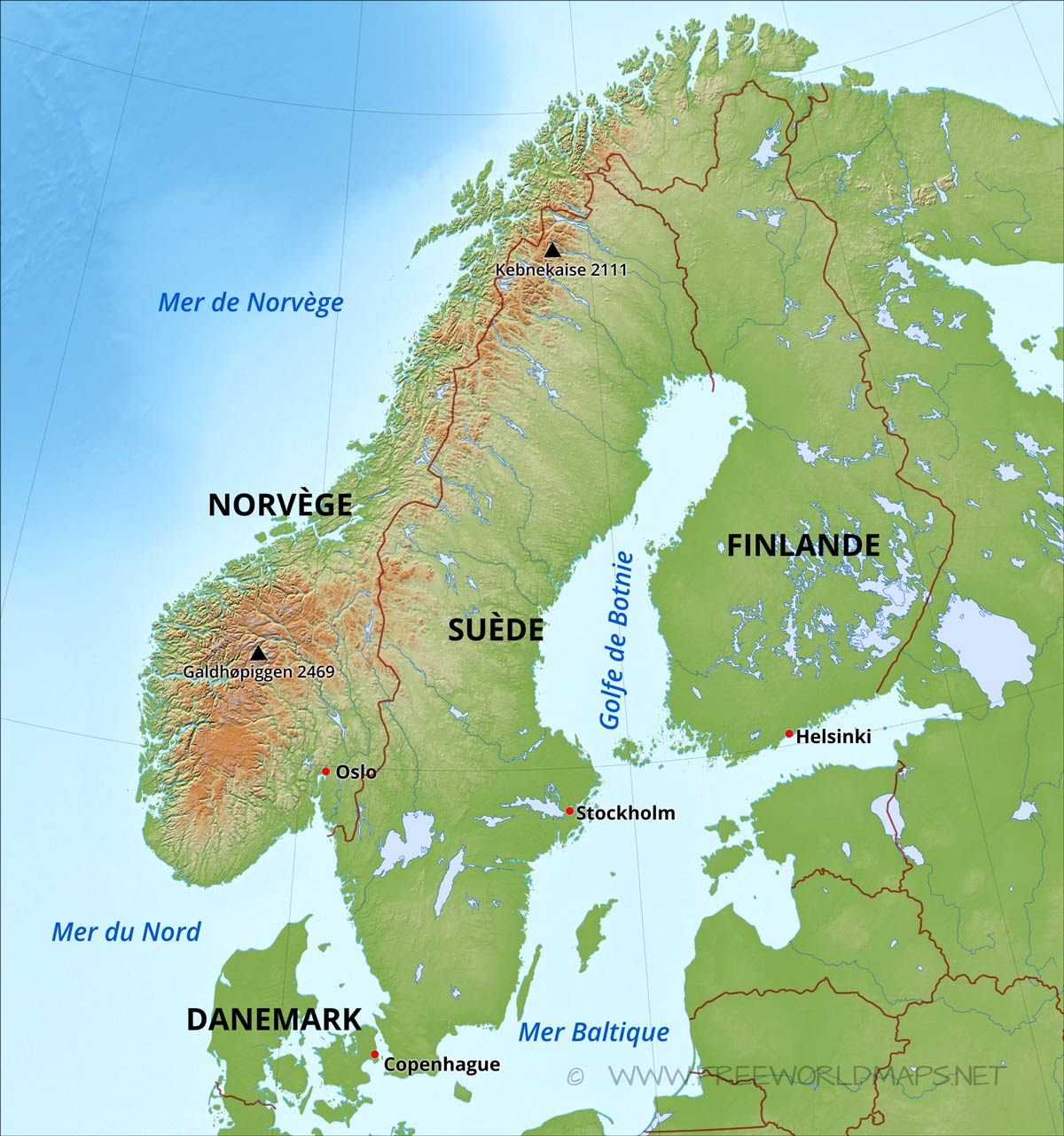 la P&eacute;ninsule scandinave