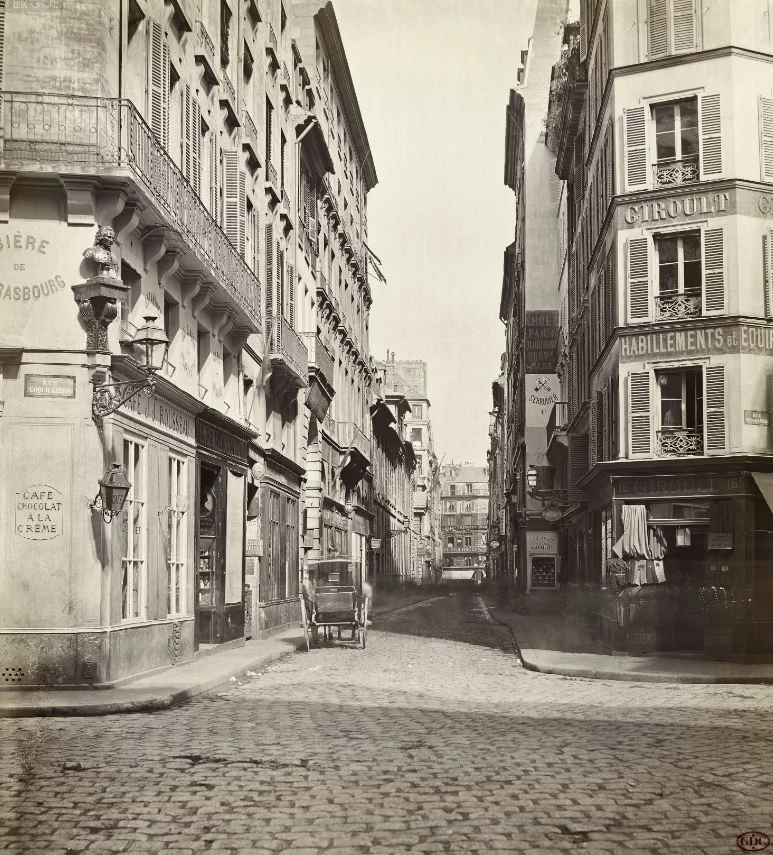 rue Jean-Jacques Rousseau &agrave; Paris au XIXe si&egrave;cle