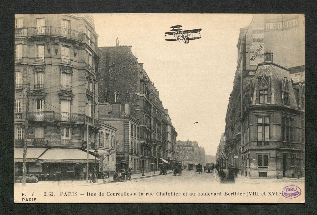 rue de Courcelles au XIXe si&egrave;cle