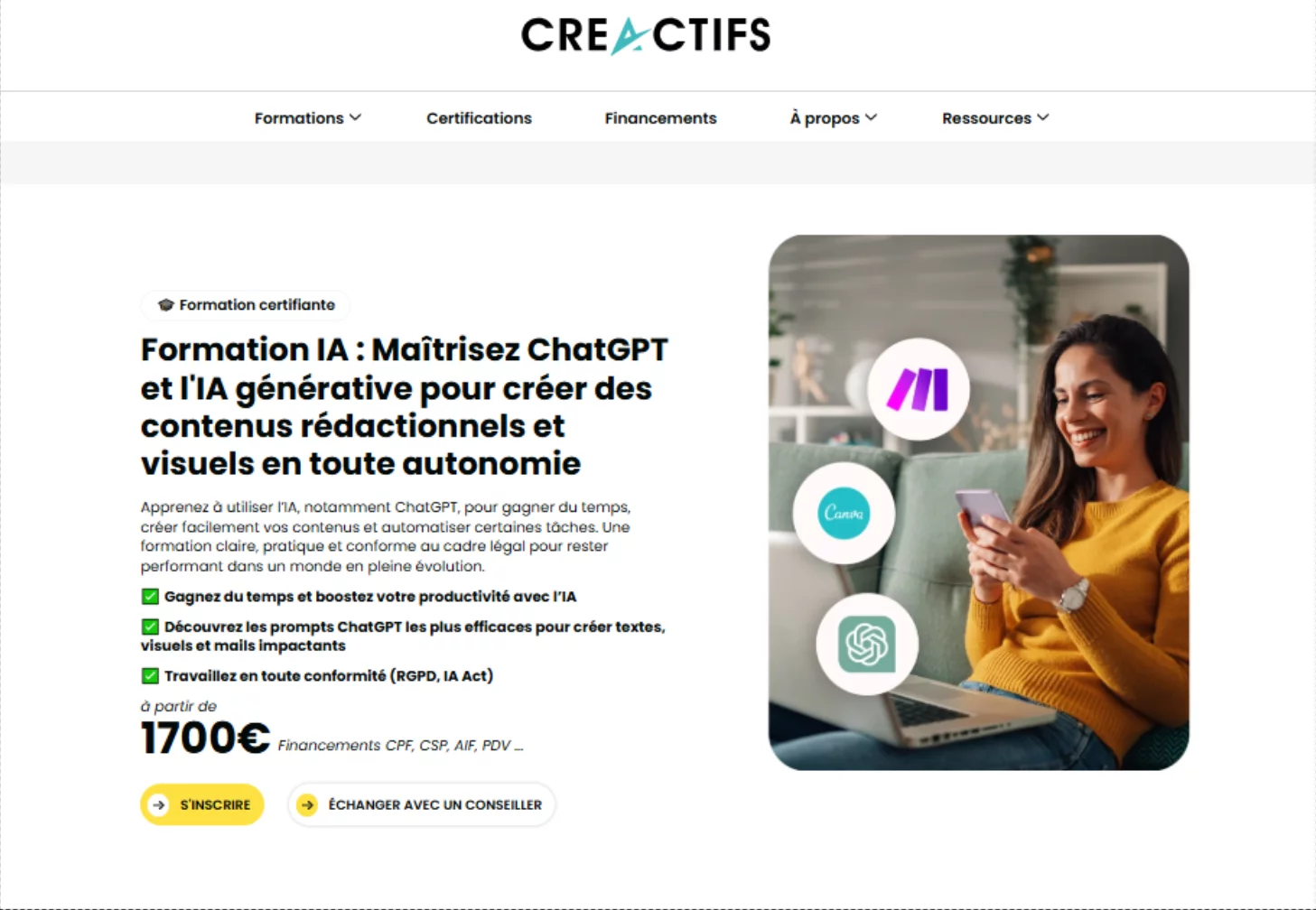 CréActifs formation IA