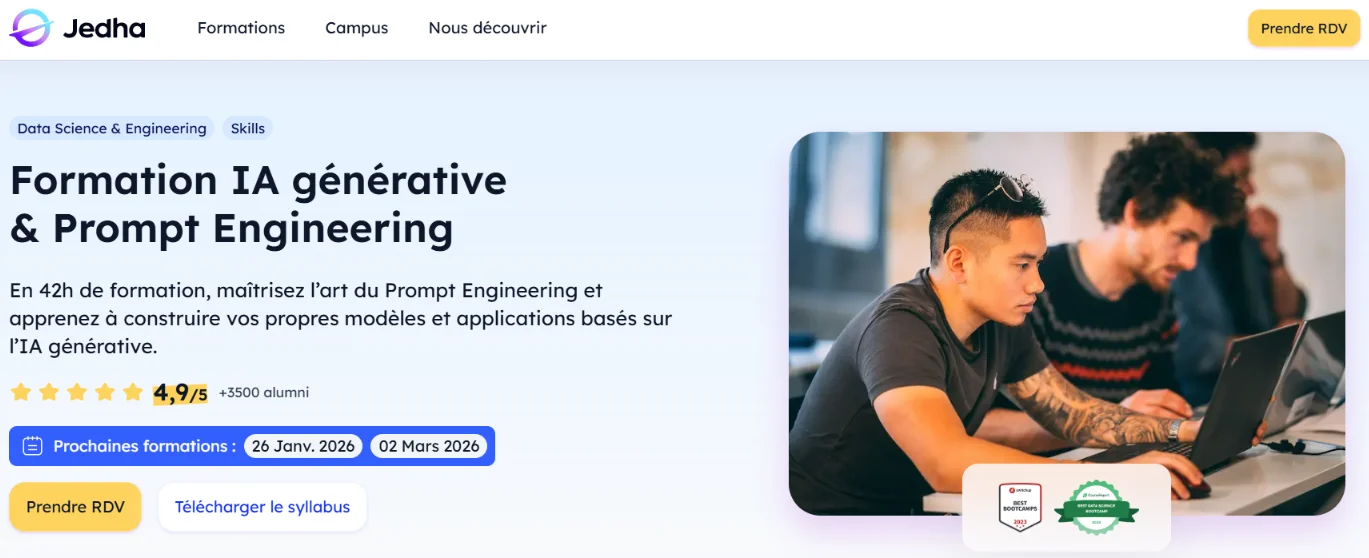 Formation IA générative & Prompt Engineering