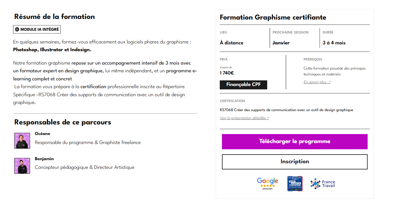 Webmyday la formation graphisme