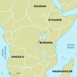 Burundi carte