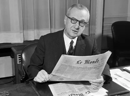 Hubert Beuve-M&eacute;ry fondateur du journal Le Monde