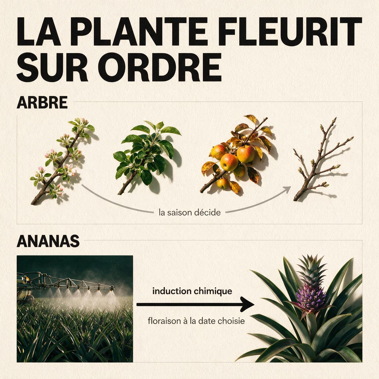 Floraison sur ordre