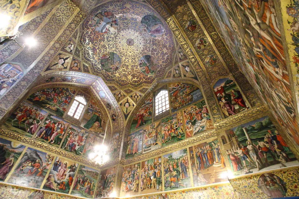 La cathédrale du Saint-Sauveur à Isfahan abbas le grand