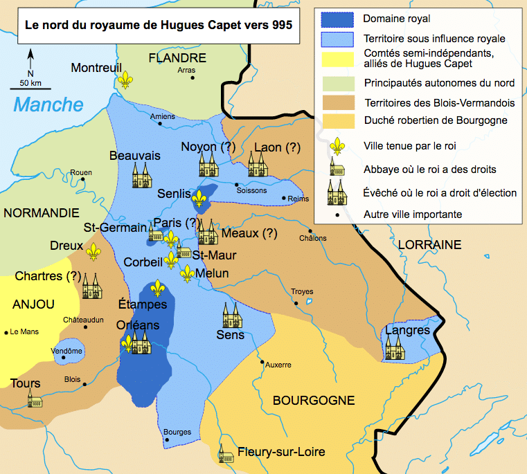 Hugues Capet domaine royal - La culture générale