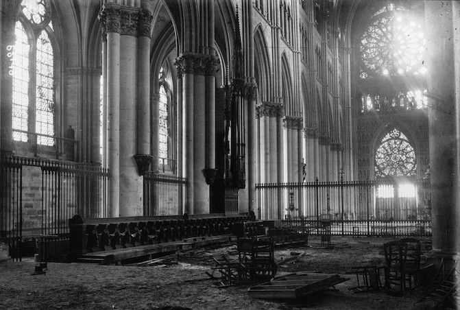 reims bombardement cathédrale