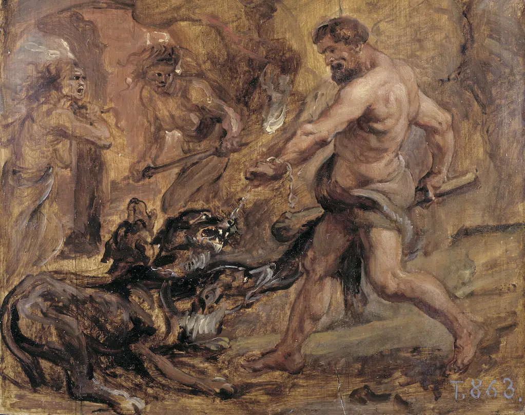 Rubens Héraclès Cerbere - 12 travaux d'Hercule - La culture générale