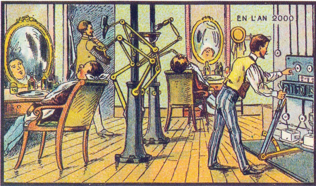 l'an 2000 imagine en 1900 barbier