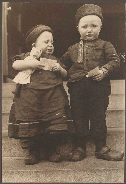 La culture générale - Ellis Island deux enfants néerlandais