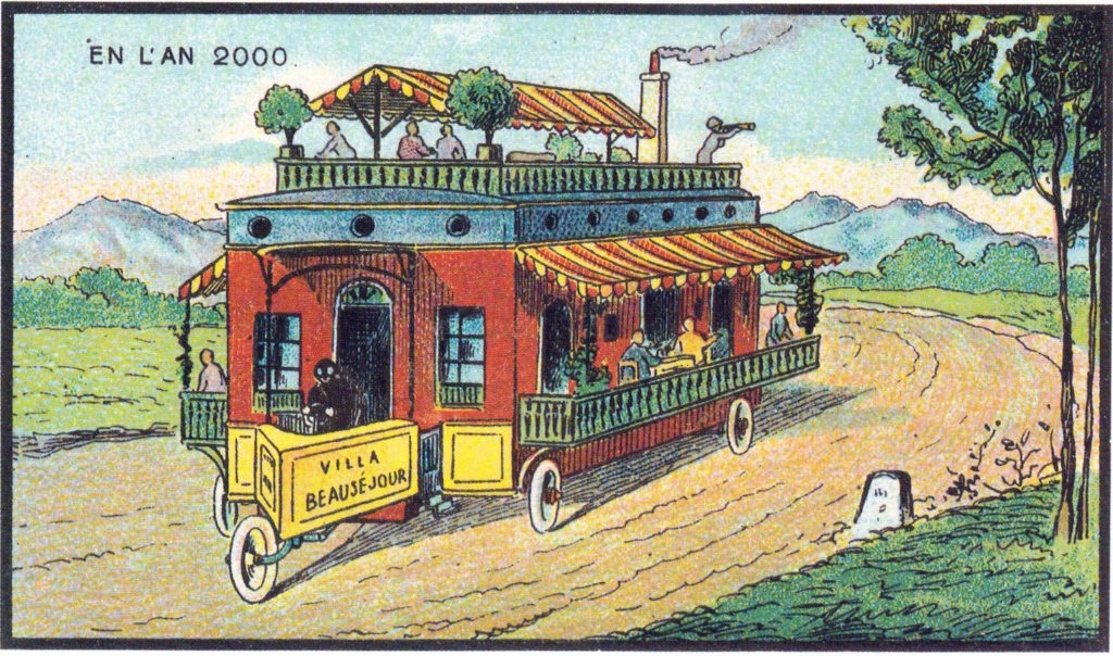l'an 2000 imagine en 1900 camping car