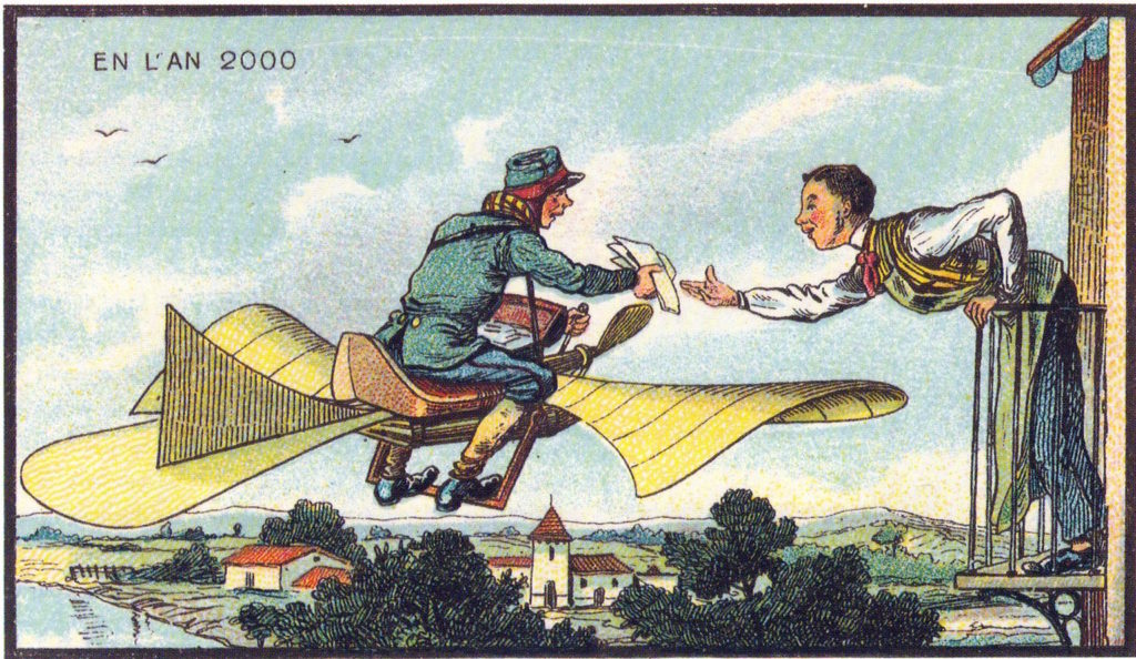 l'an 2000 imagine en 1900 - postier
