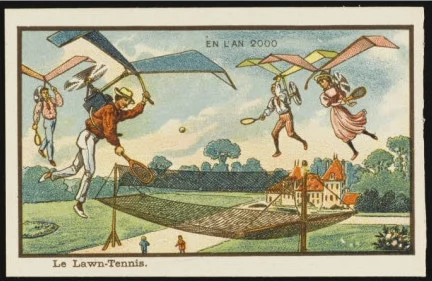 l'an 2000 imagine en 1900 tennis