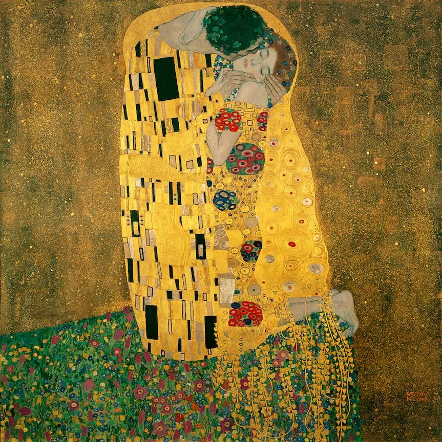 klimt le baiser habsbourg vienne