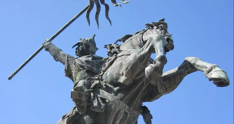 statue guillaume le conquerant falaise