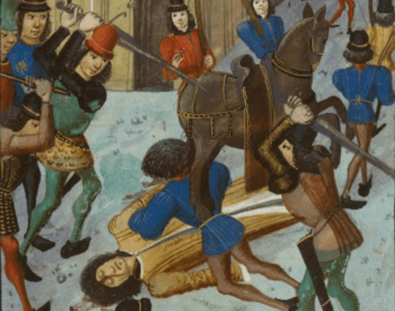 L'assassinat de Louis d'Orléans en en 1407