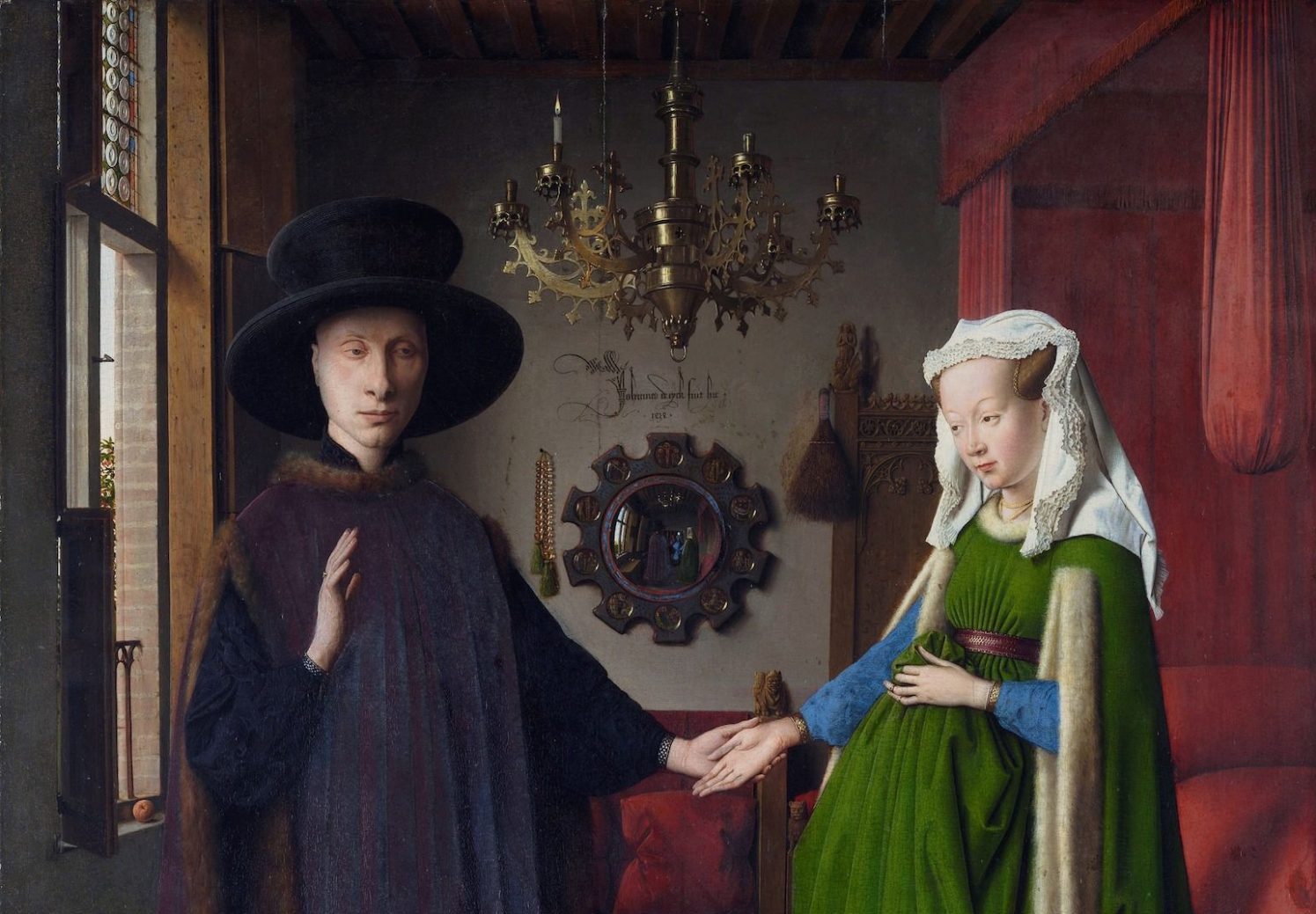 Les &Eacute;poux Arnolfini de Jan van Eyck : analyse
