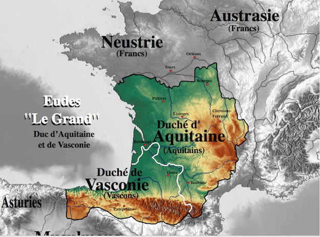 duche aquitaine bataille poitiers