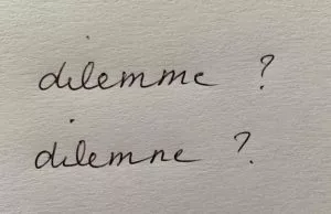 dilemme dilemne orthographe