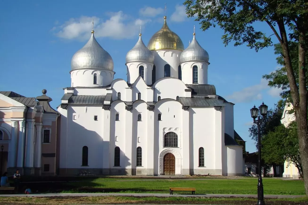 La cathédrale Saint-Sophie Sophie novgorod