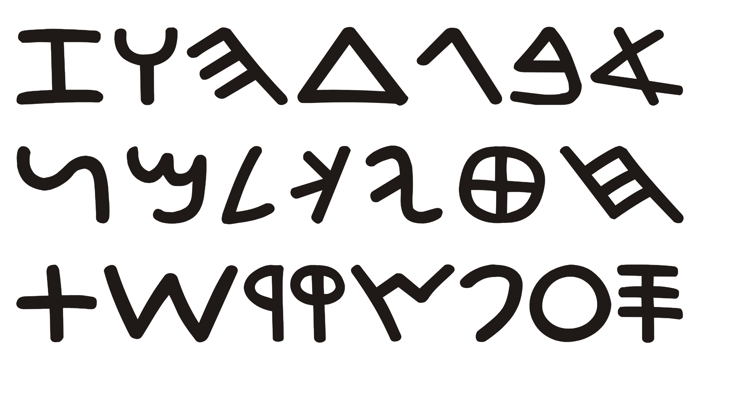 L'alphabet phénicien