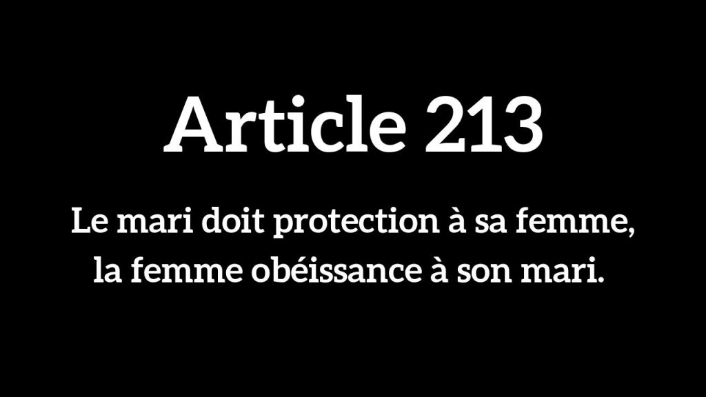 Le Code civil de 1804 et