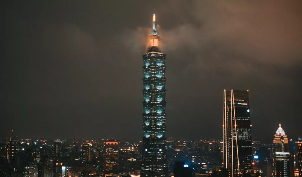 plus hautes tour du monde taipei 101