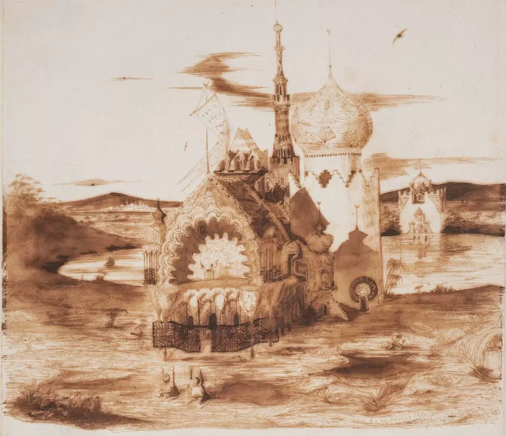 dessins de victor hugo paysage oriental