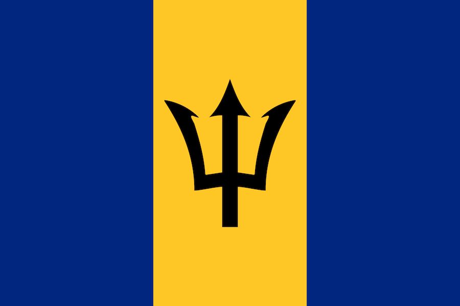 drapeau barbade.svg