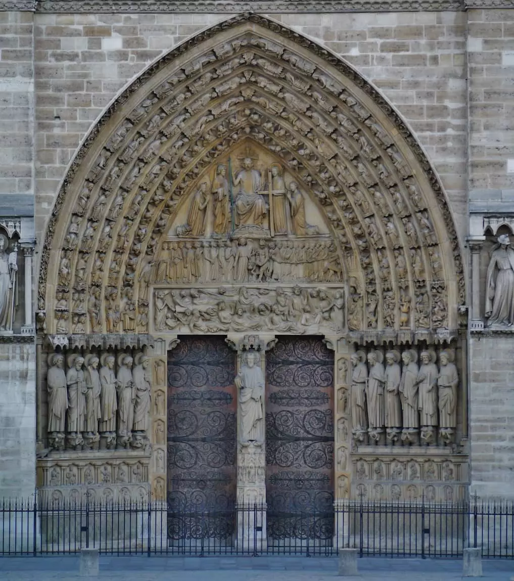portail du jugement dernier notre dame