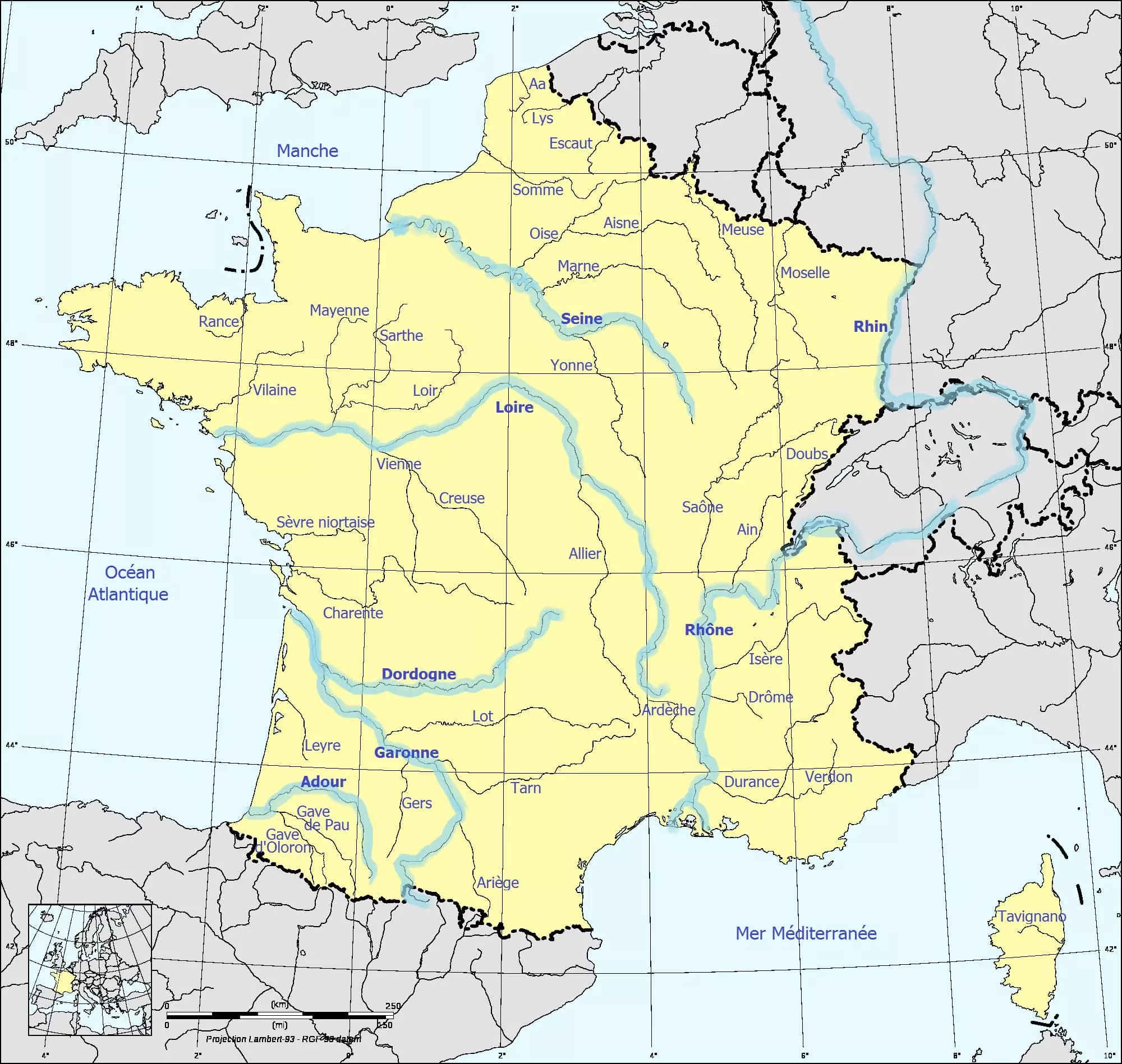 Quiz sur les fleuves fran&ccedil;ais (avec r&eacute;ponses)