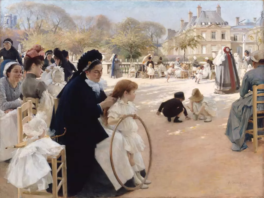albert edelfelt jardin du luxembourg
