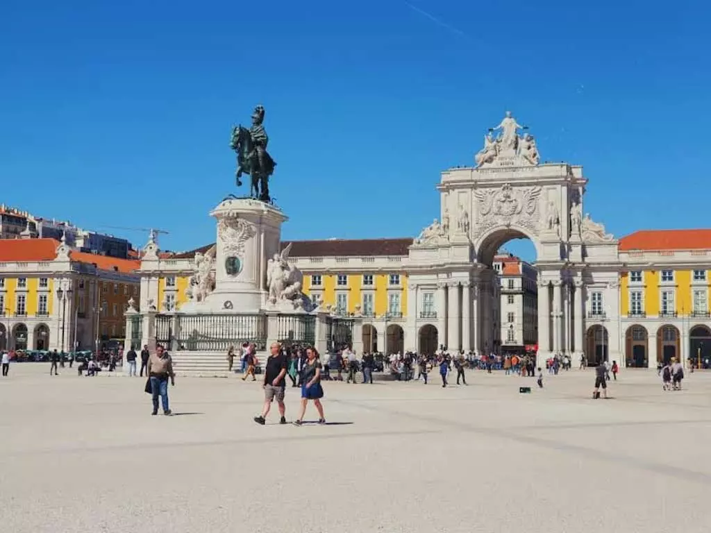 praca do comercio lisbonne portugal