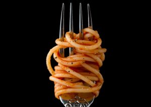 spaghetti fourchette