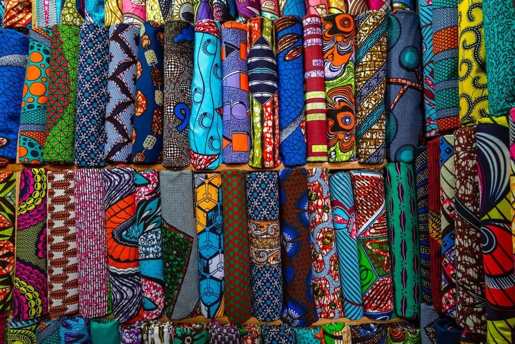 wax africain tissu