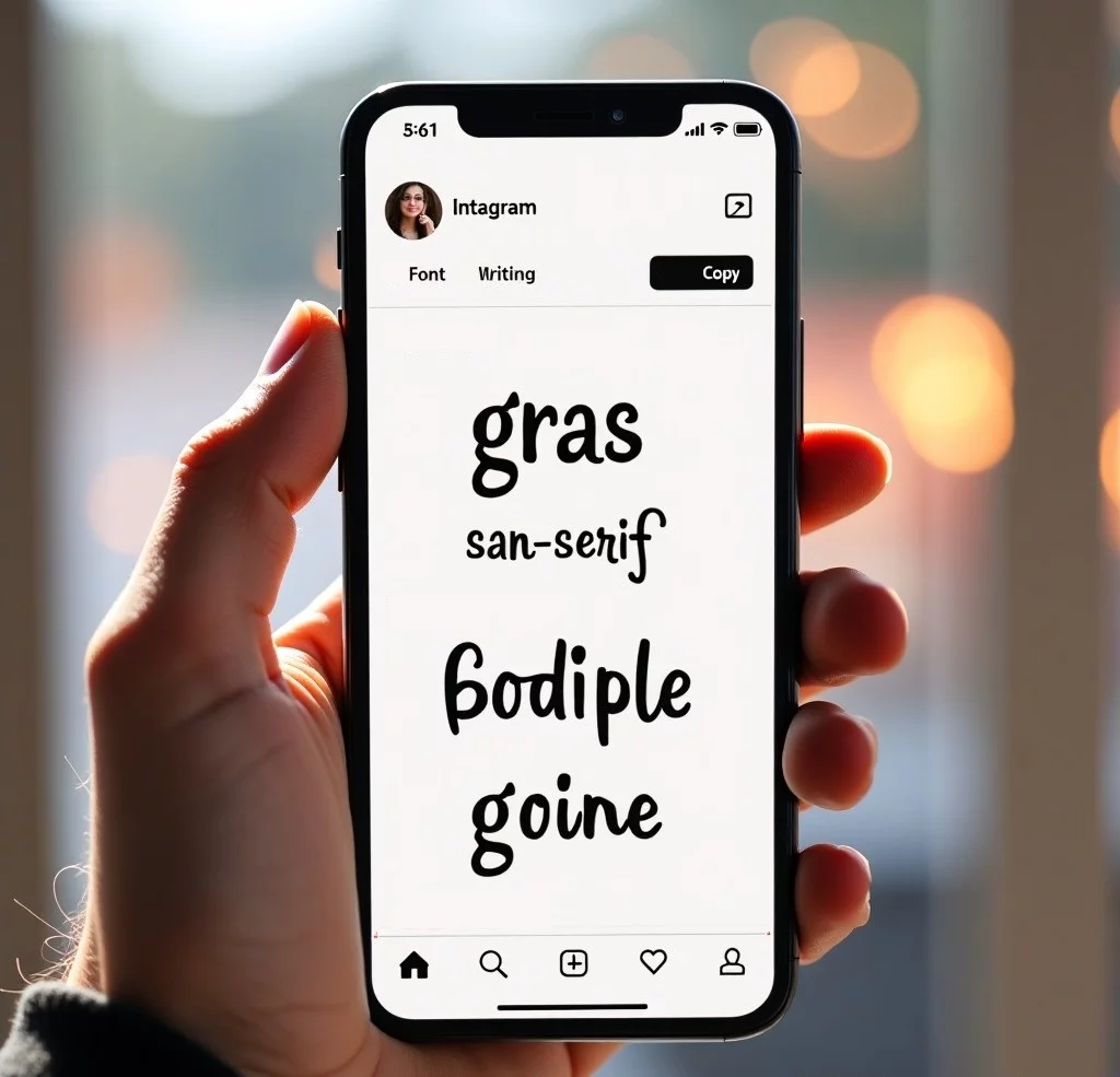Générateur de polices d’écriture Instagram