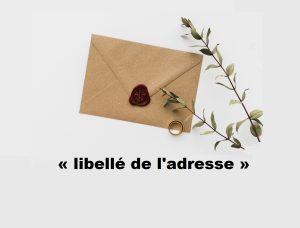 « libellé de l'adresse »