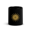 Mug brillant noir logo du savoir CG