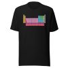 T-shirt unisexe écologique Tableau periodique des éléments