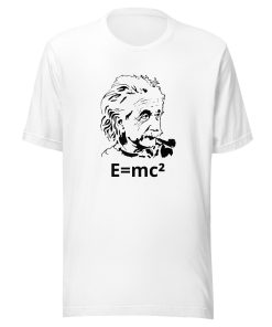 T-shirt unisexe classique écologique Albert Einstein E=mc²