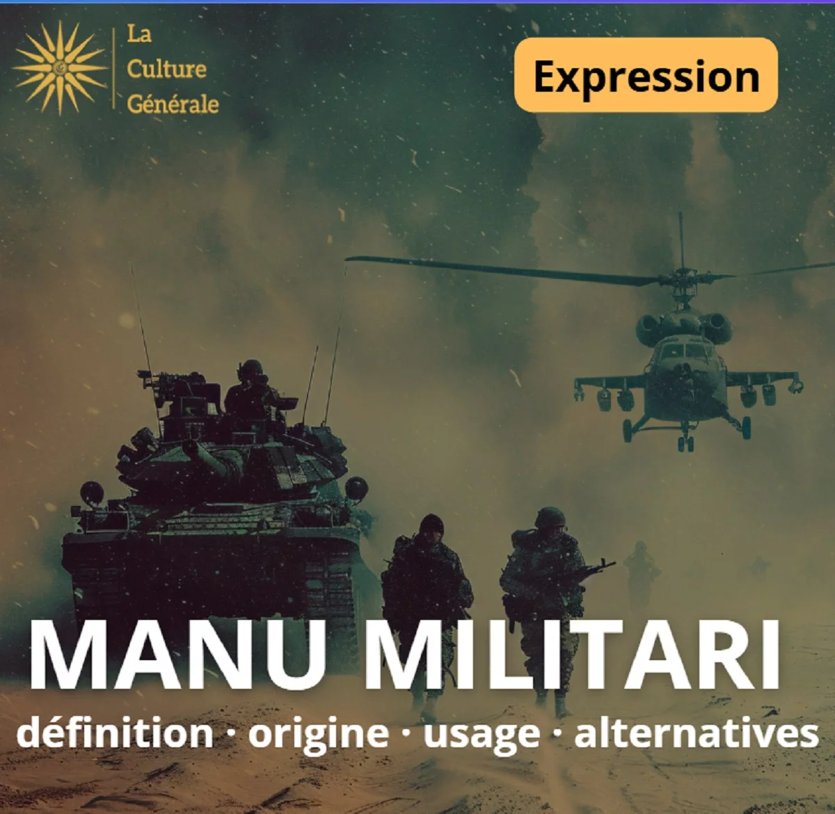 Manu militari : d&eacute;finition &middot; origine &middot; usage &middot; alternatives