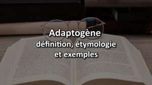 Adaptog&egrave;ne