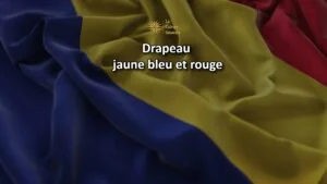 drapeau jaune bleu et rouge