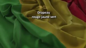 drapeau rouge jaune vert