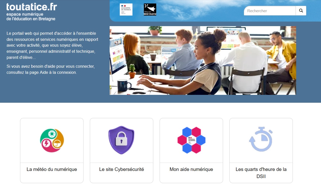 Toutatice : fonctionnement, connexion et services