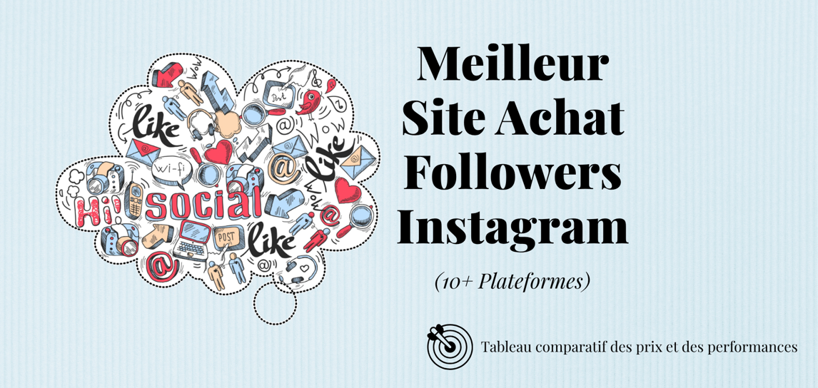 Sites pour acheter des followers Instagram