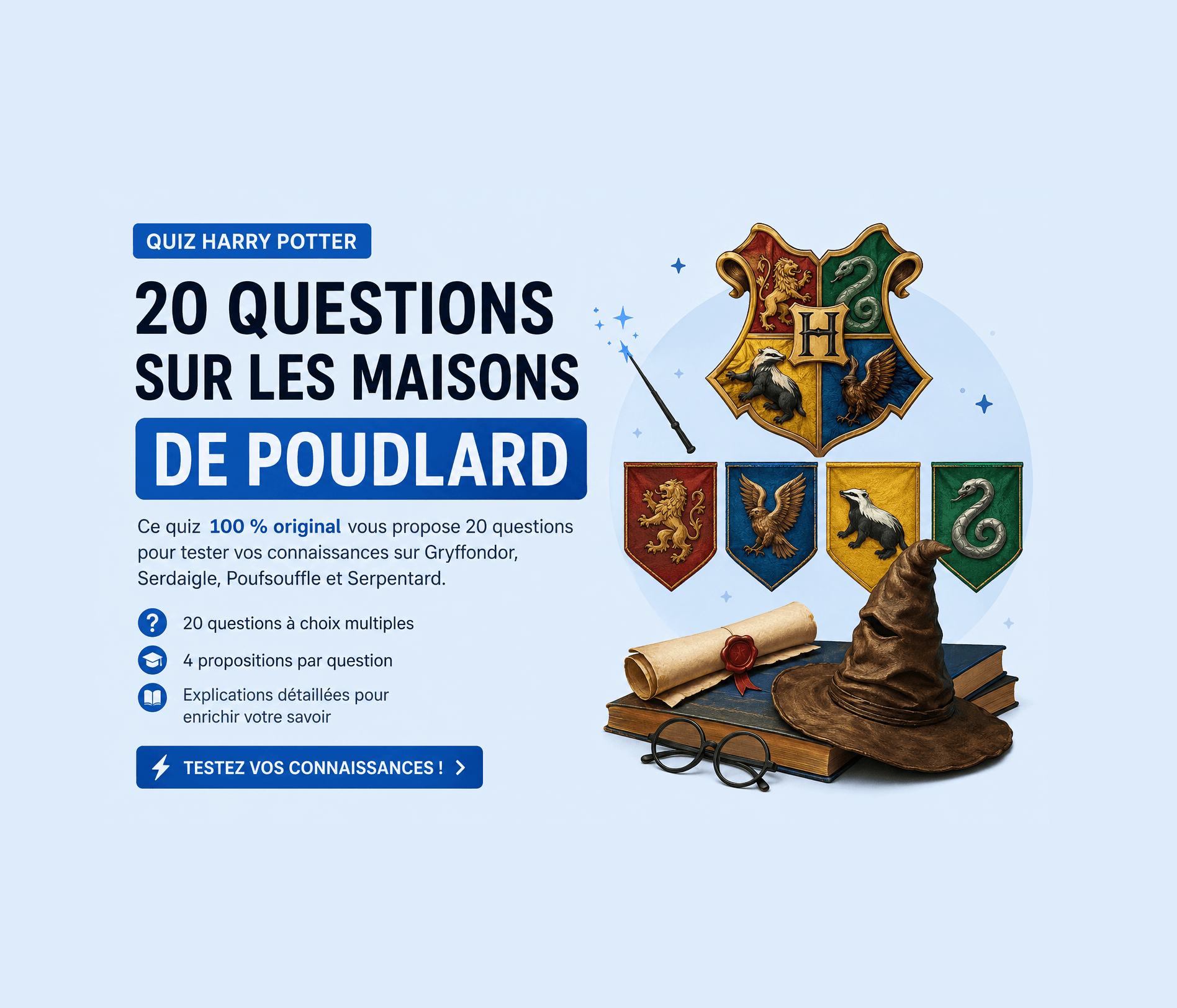 Quiz Maison Harry Potter : 20 questions pour vous tester 🧙&zwj;♂️